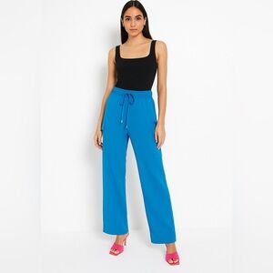 Women's Blue Drawstring Pants